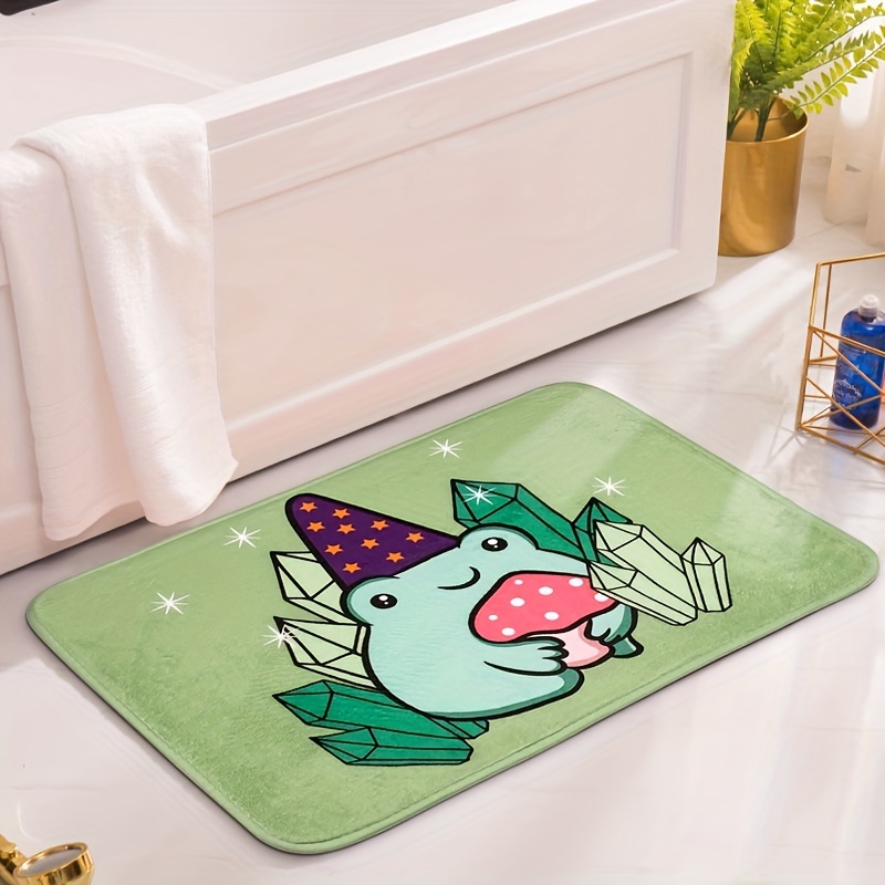 Frog Bathroom Rug Soft Carpet Toilet Kitchen Area Floor Mat Door Mats Home  Decor