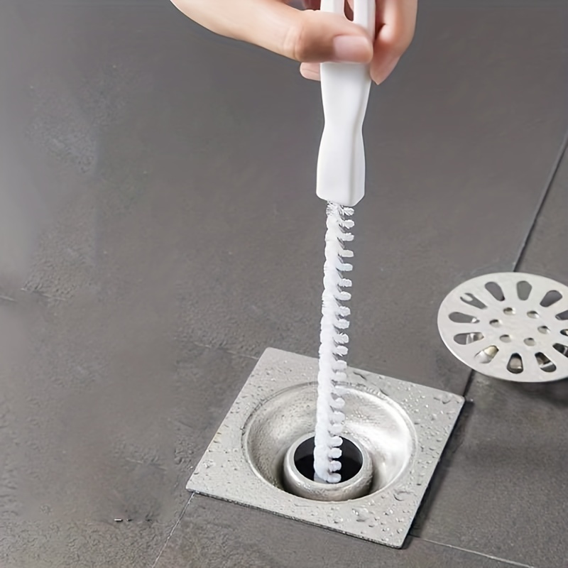 Plastic Drain Clog Cleaner Flexibility Sink Plumbing Cleaning With