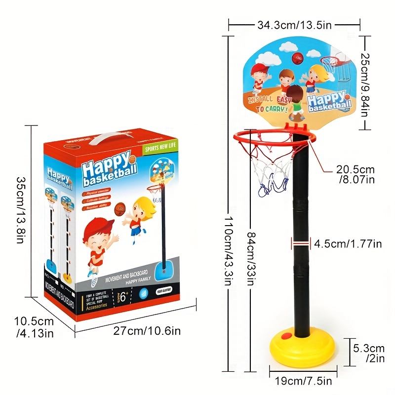 Panier Basketball pour enfant avec Support et Réglable SPT3