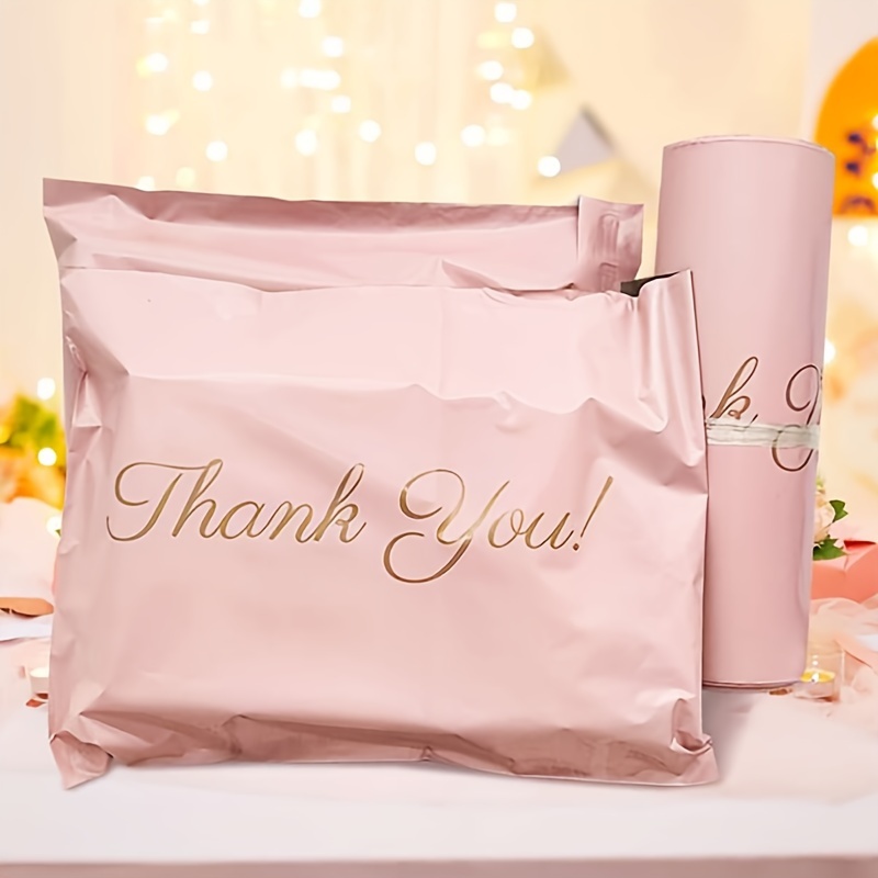 

30pcs, Thankyou Pink Sealed Gift Bag Party Gift Packaging Bag Pink Gift Packaging Bag Thank You Gift Packaging Bag Party Supply, Small Business Supplies