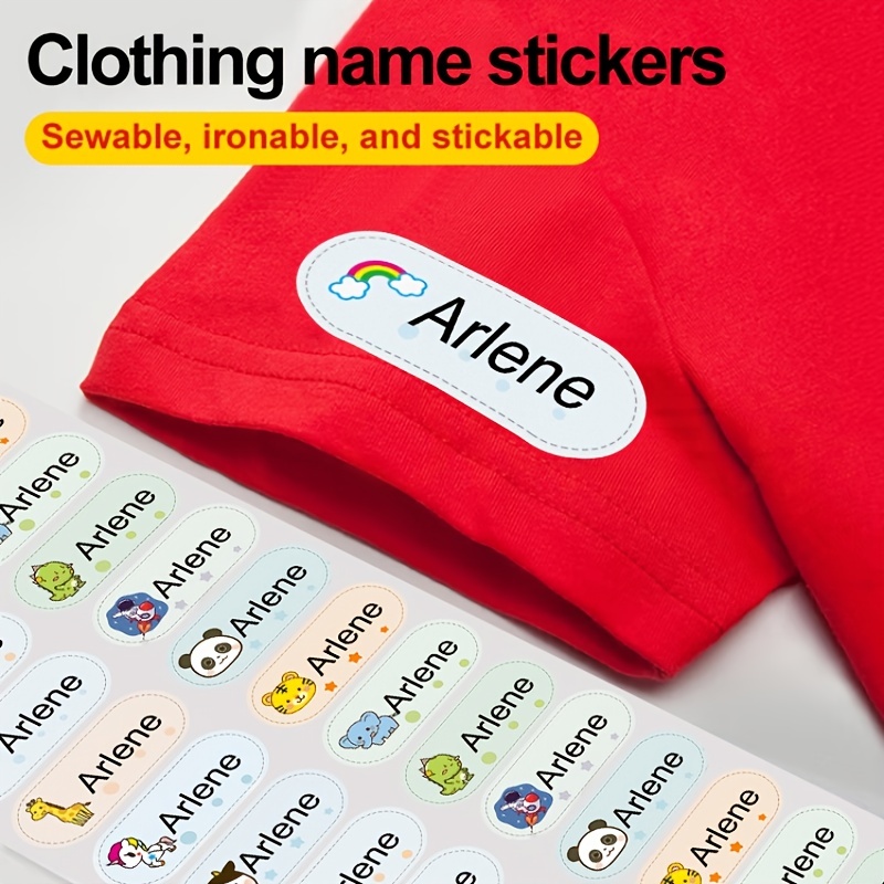 180 Etiquetas escolares personalizadas papel y vinil lavable + regalo