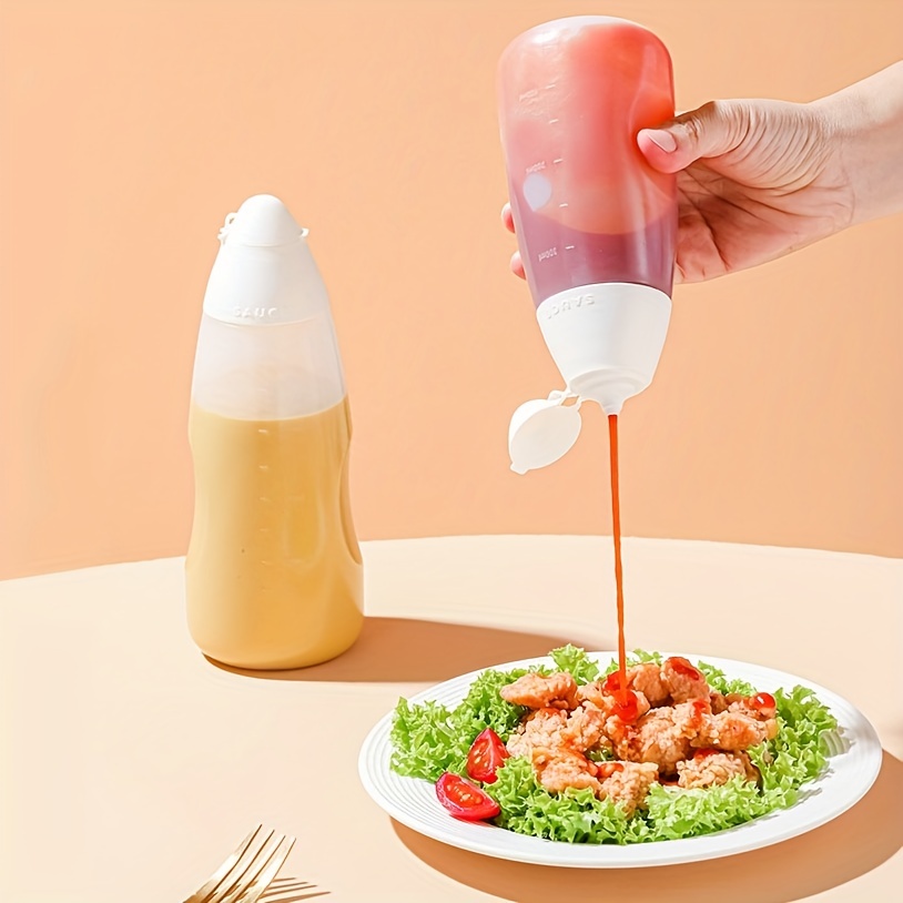 Squeeze Bottles Sauce Bottles Condiment Squeeze Bottles - Temu