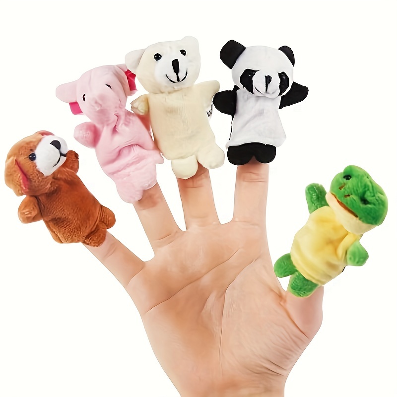 Family Hand Puppet Doll Plush Toy Performance Props Doll - Temu