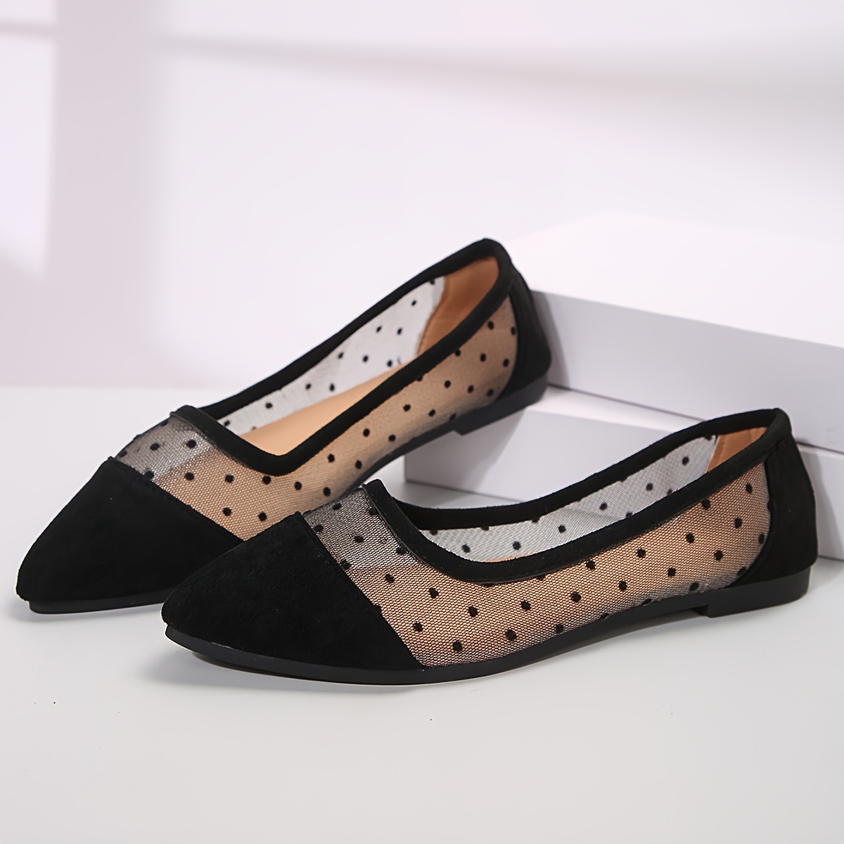 Mesh polka dot on sale shoes