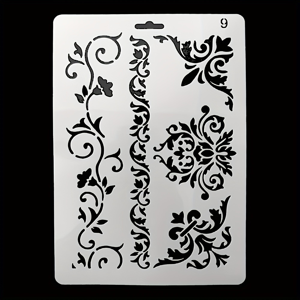 rectangle-pattern-painting-stencil-random-style-lace-ruler-temu
