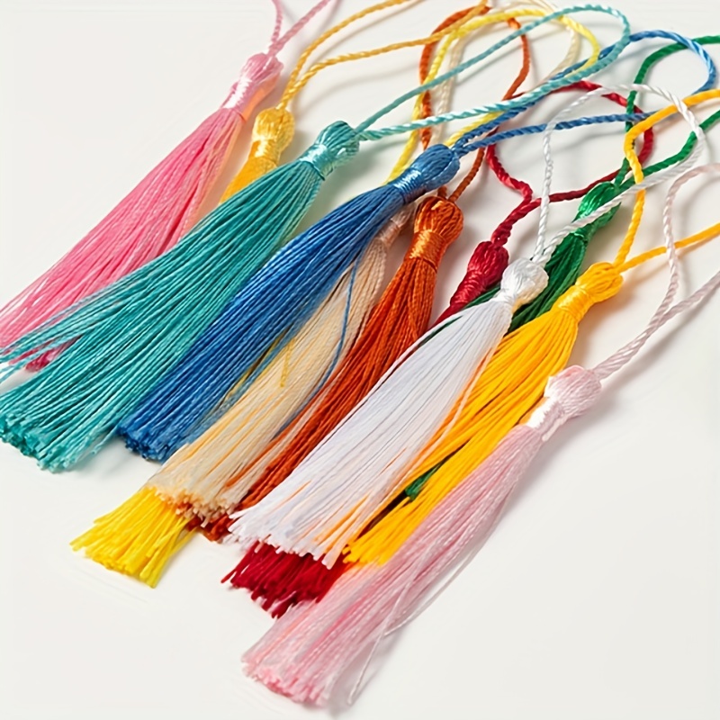 Tassel Silk Trim Floss Bookmark Tassels Mini Tassels For Diy - Temu