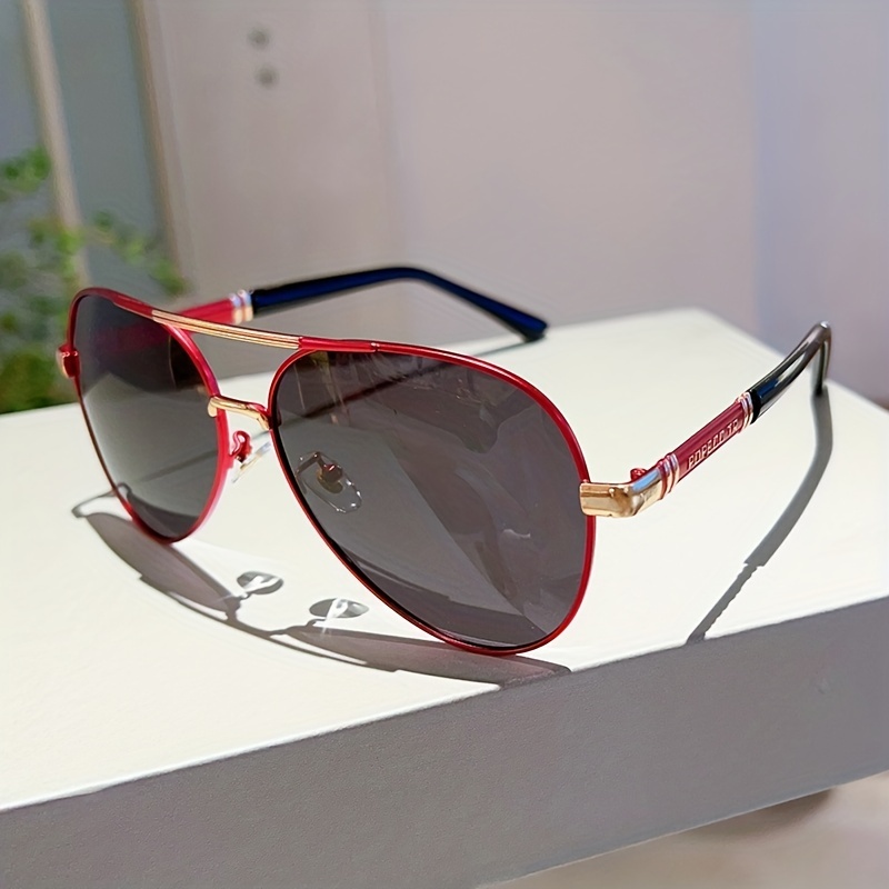 Gafas de sol de aviador para mujer y hombre, lentes de sol con gradiente  clásico Retro