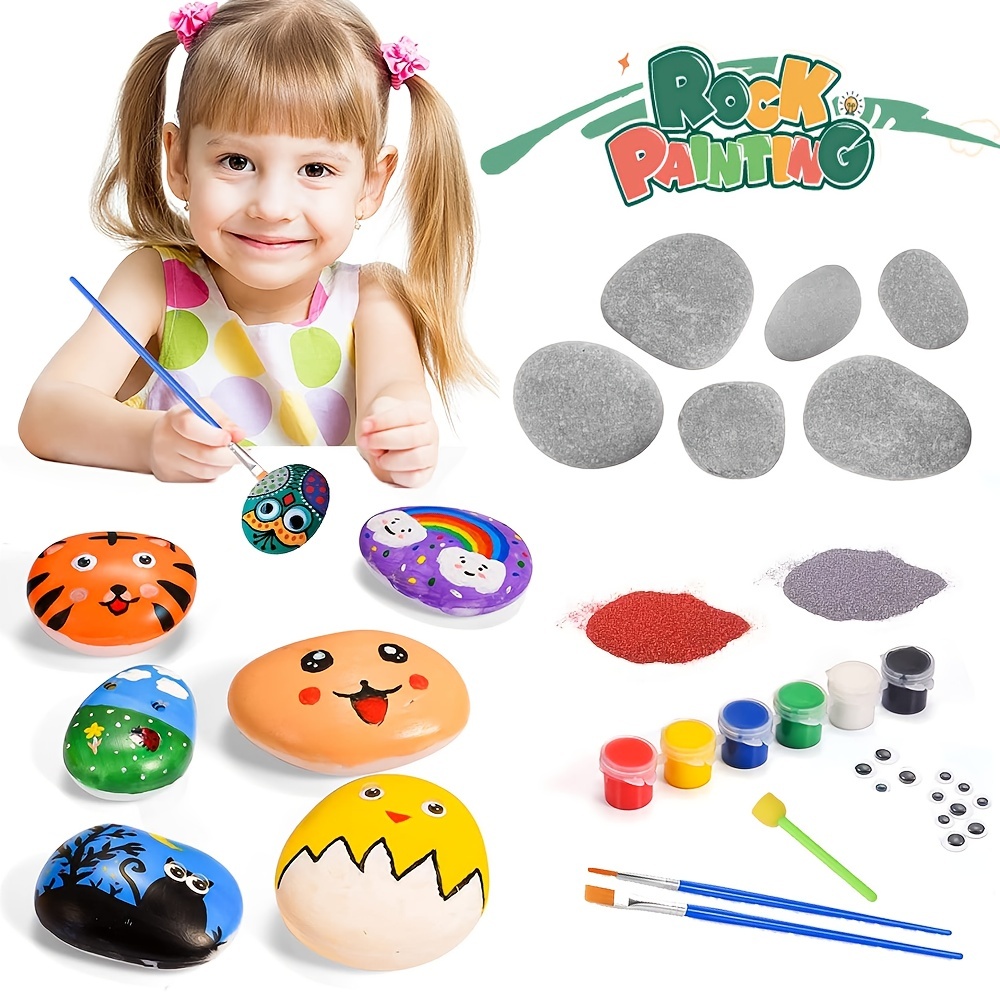 Gypsum Painting Kit, Arts And Crafts For Kids Ages 3-5 6-8 8-12, Diy Scrawl  Toys Stem Projects For Boys Girls Birthday Christmas Gifts, Paint Your Own  Ceramic Magnets