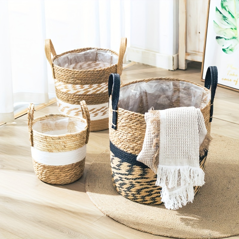Natural Hand Woven Laundry Baskets