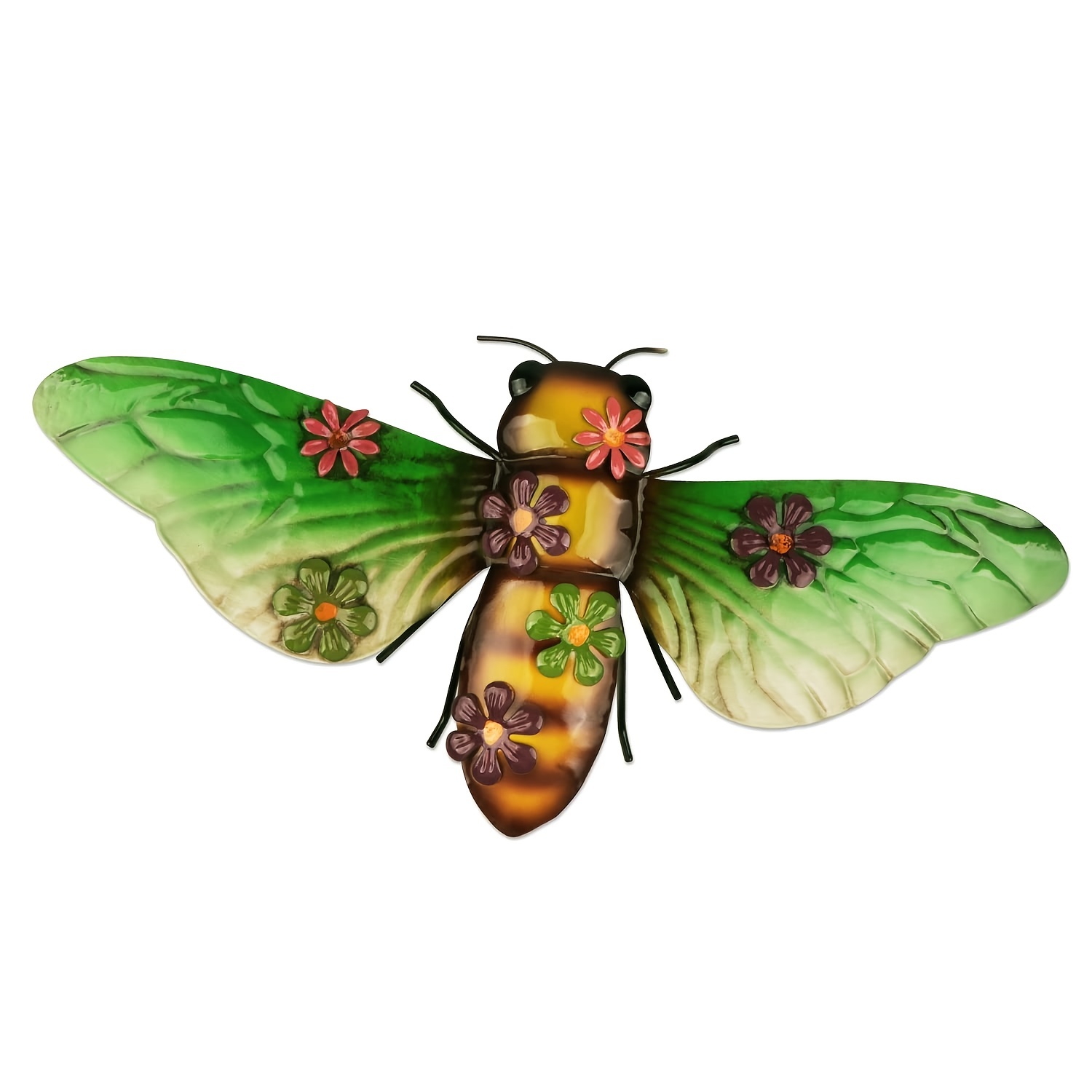 Metal Bee Wall Decor Metal Bee Outdoor Hanging Metal Bee Temu