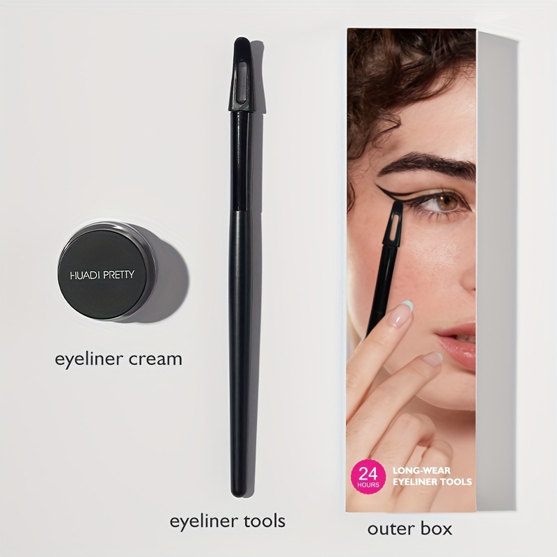 2 in 1 Eyeliner Applicator Kit with Cream