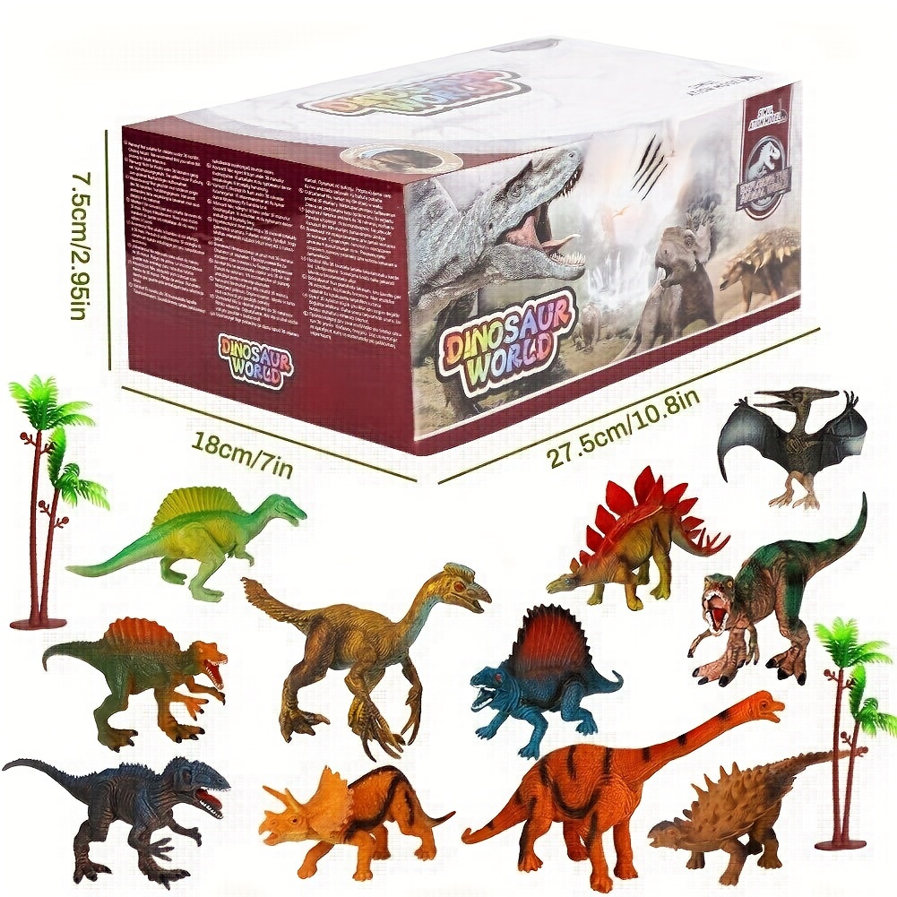 Porfeet Lovely T-rex Triceratops Dinosaur Egg PVC Model BB Device  Development Kids Toy,Pterodactyl#. 