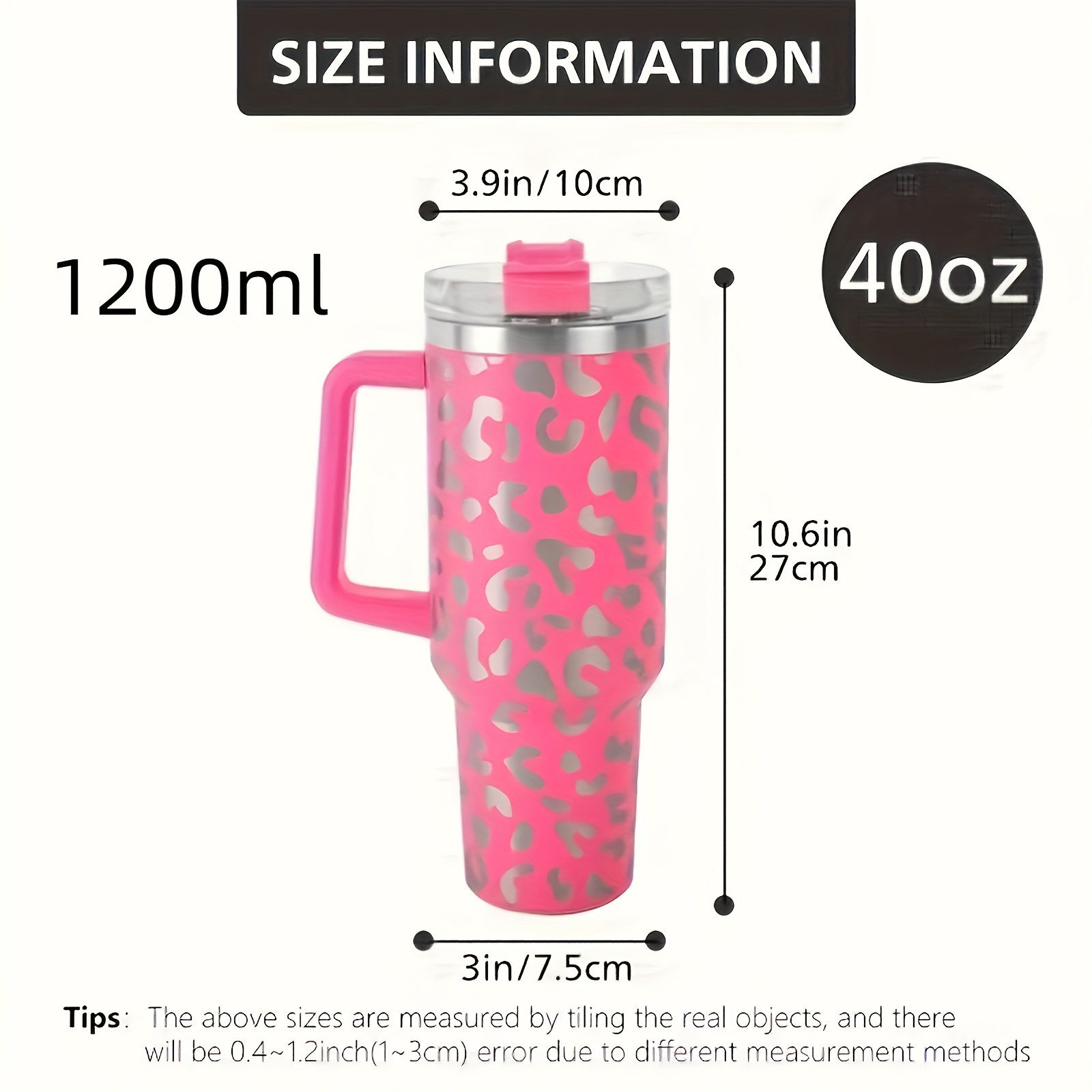 Leopard Tumbler with Lid and Straw Stainless Steel 20oz Leopard Print Skinny Tumbler Insulated Cheetah Print Cups Water Bottle Coffee Tumbler Travel