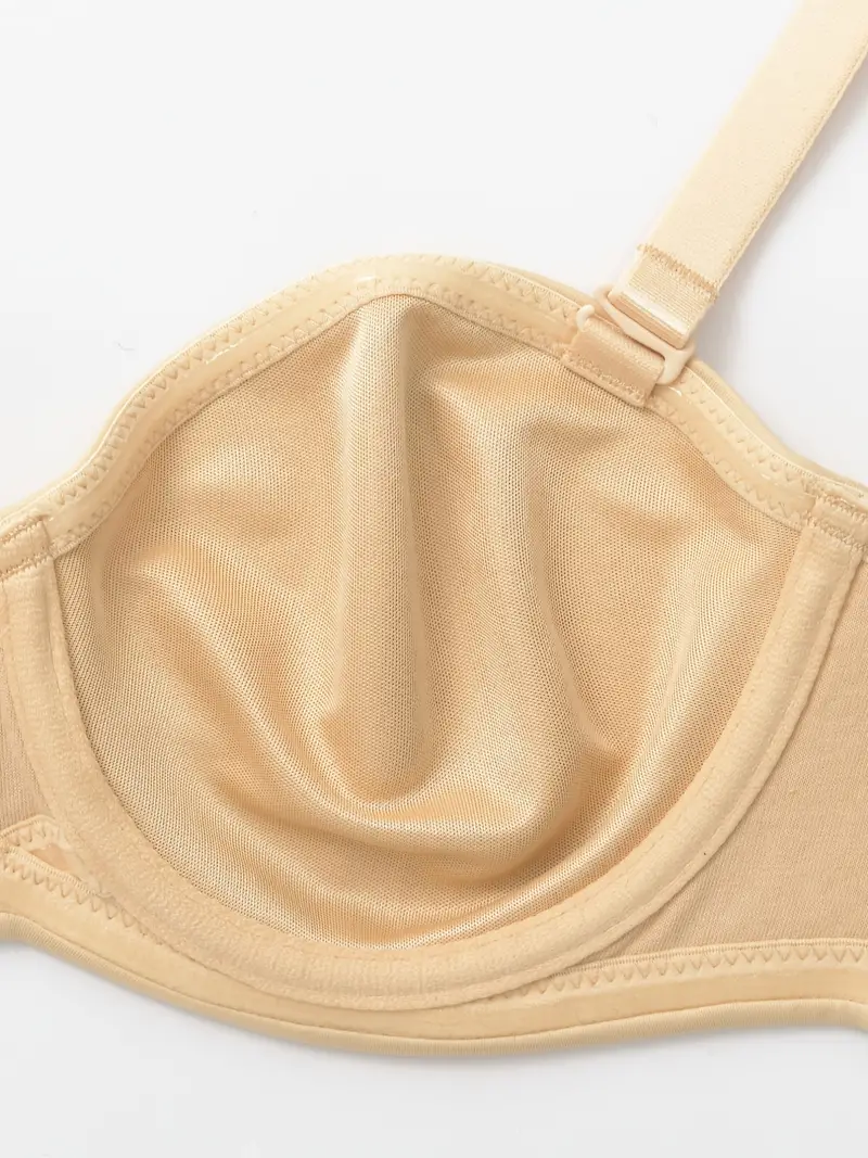 Bigersell Bandeau Bra Women Solid Underwear Small Breasts Push Up