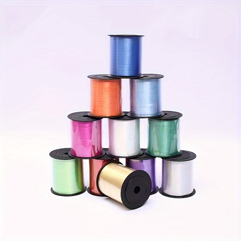 Ribbon With Shiny Metallic Balloon Strings For Gift Wrapping - Temu