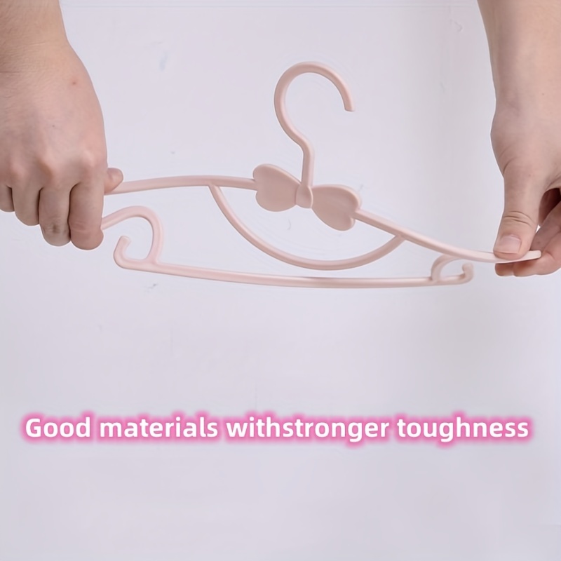 Baby Plastic Clothes Hangers No Trace Multifunctional - Temu