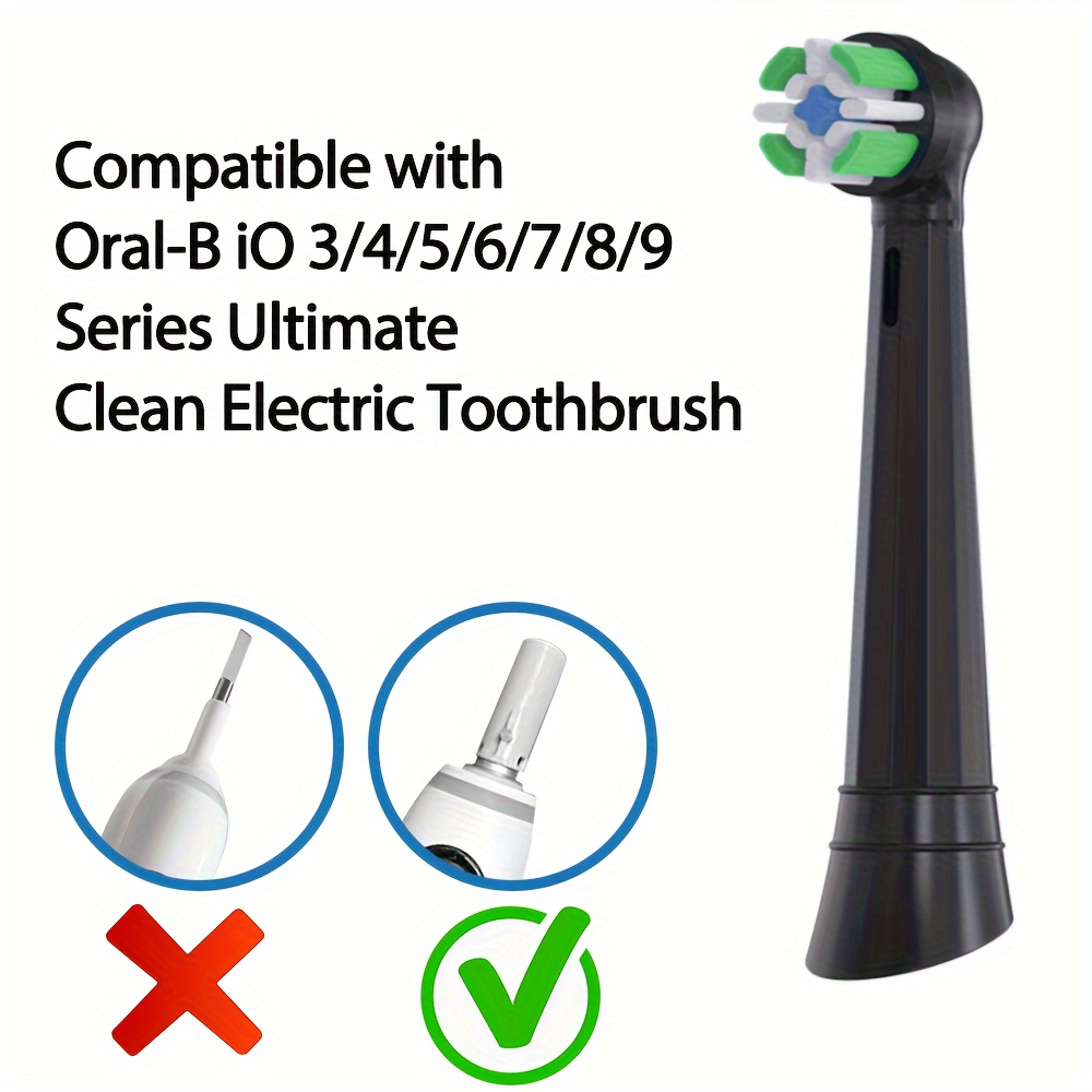 

Soft Bristle Replacement Toothbrush Head For Oral-b, Compatible With Io3/io5/io6/io7/io8/io9/io10 - Gentle Care Electric Toothbrush Accessory