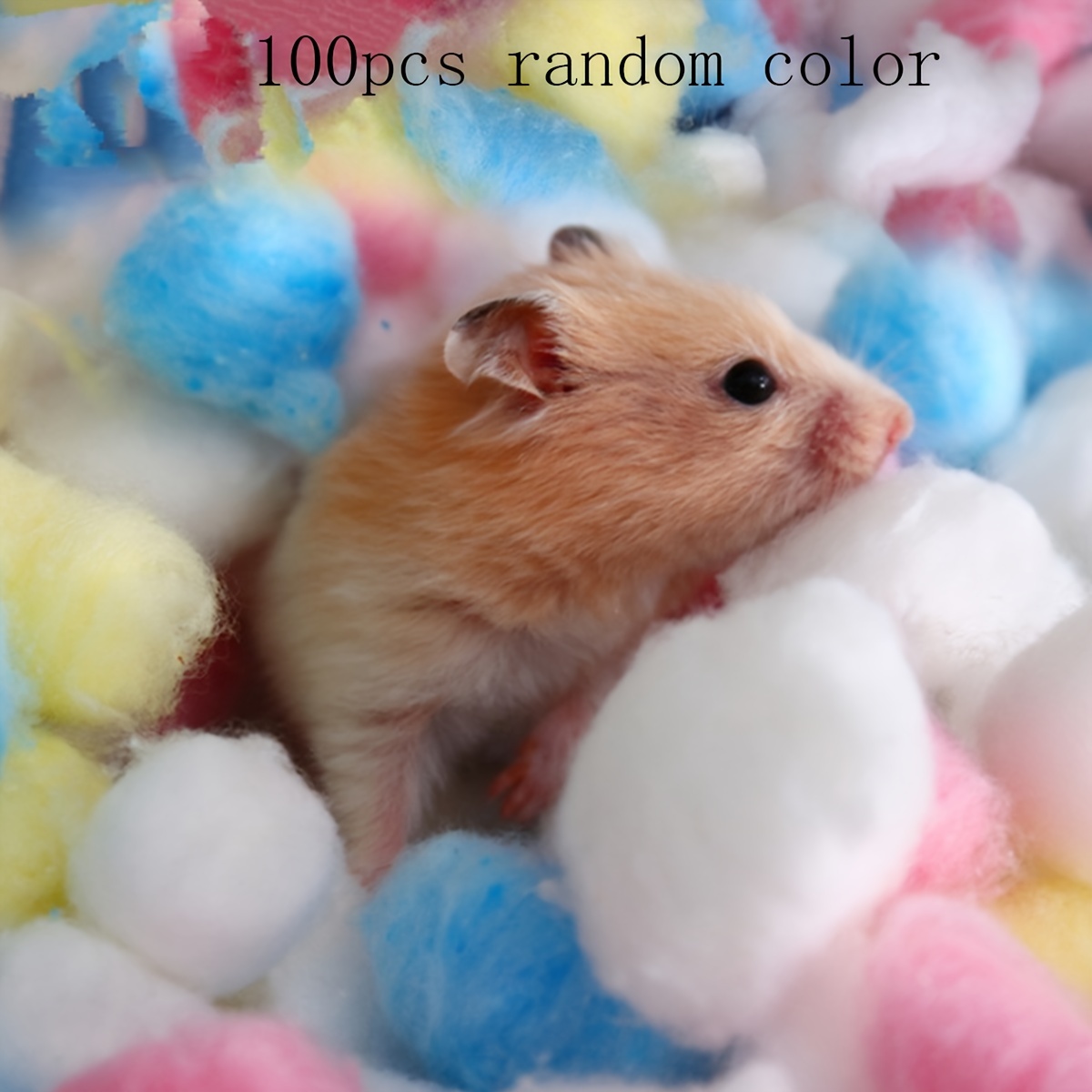 Boule de coton hamster chaud 500pcs animal en coton de coton de coton de hamster  coton 