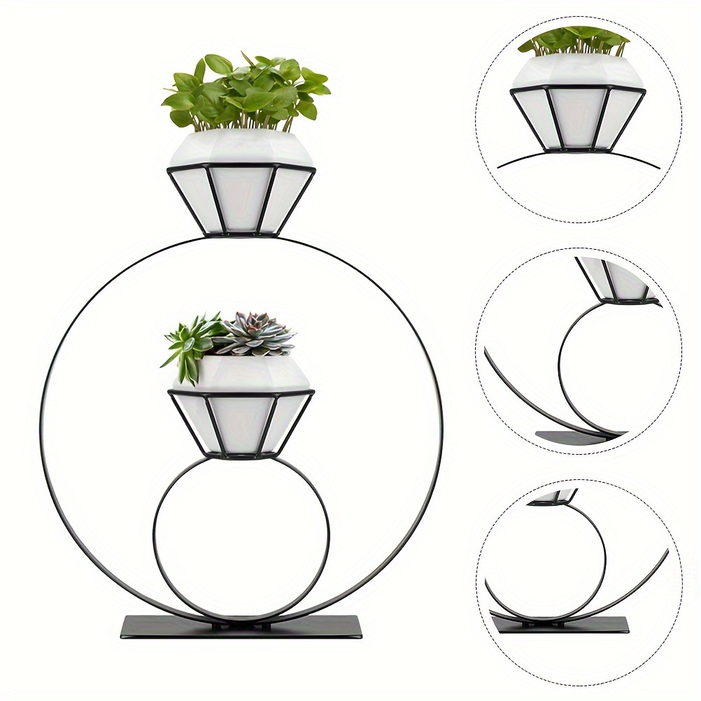 Modern Mini Pot For Decor White Set of 4