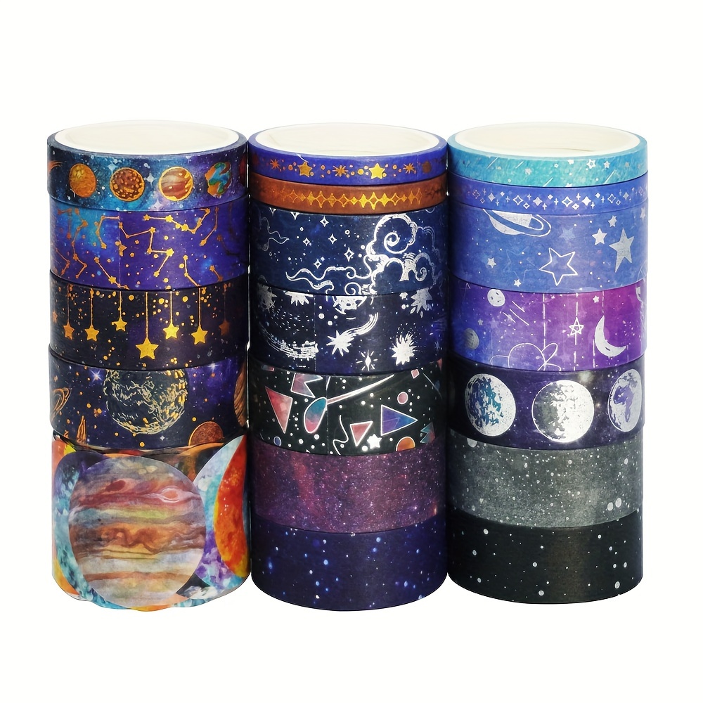 Magical Starry Sky Galaxy Washi Tape Perfect For Gift - Temu