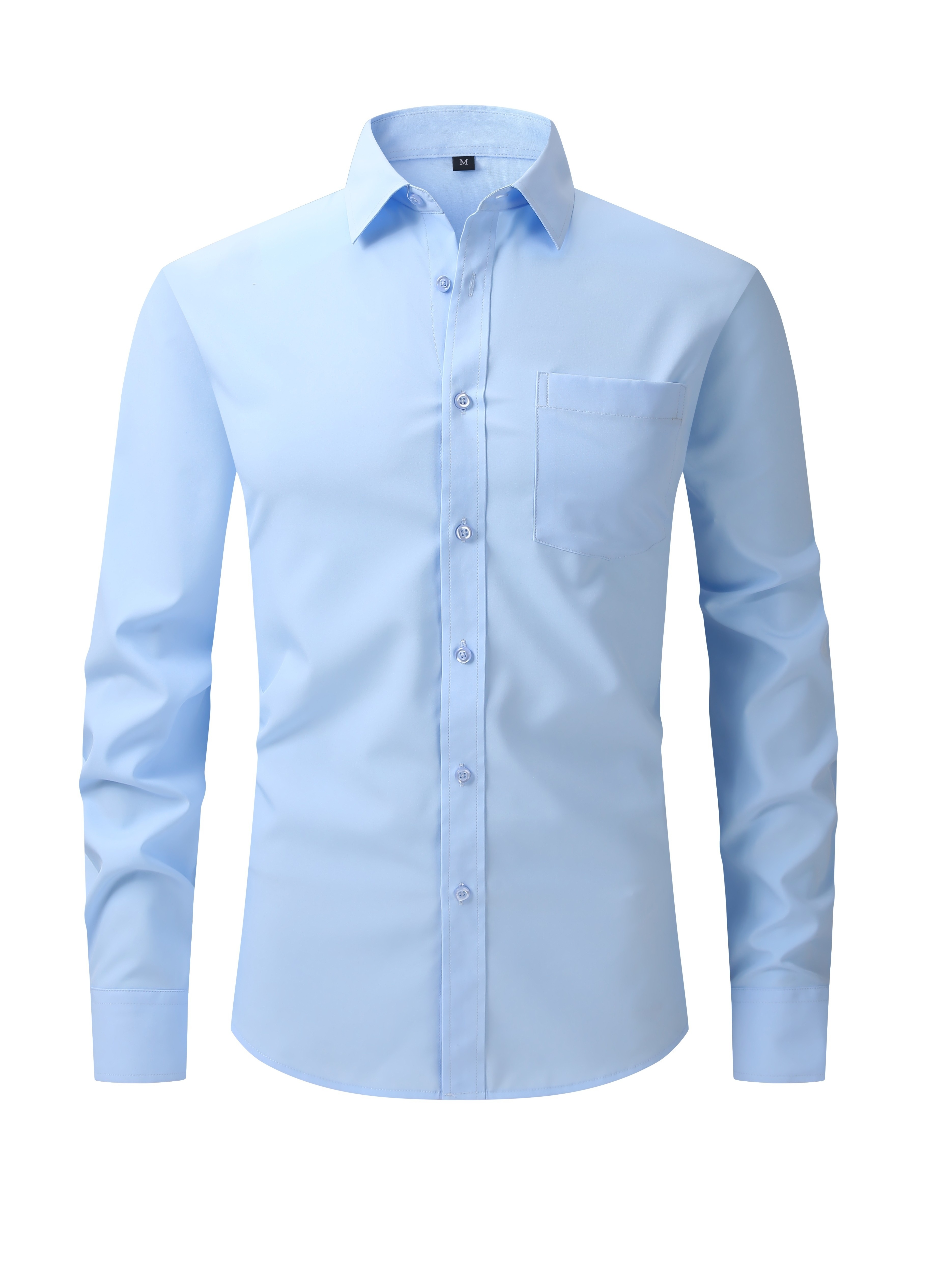 Essential' sky blue formal shirt