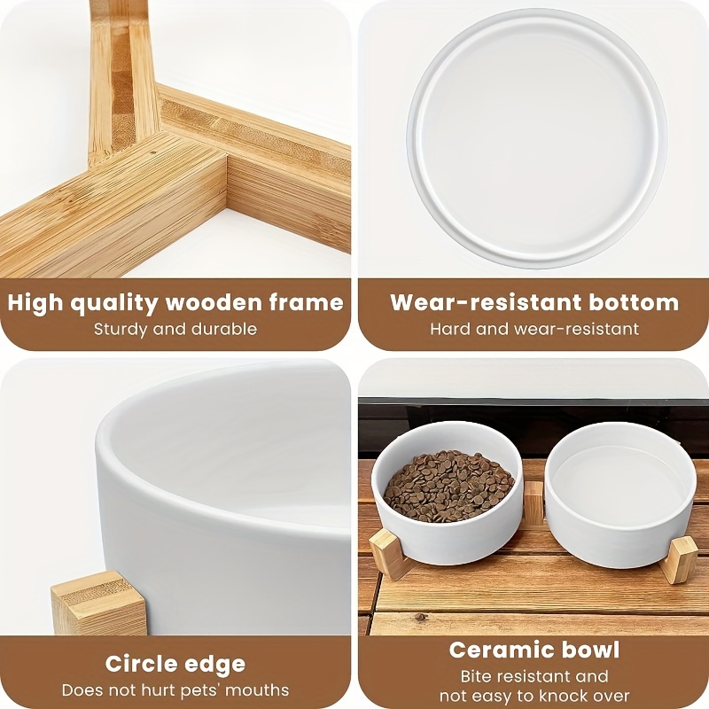 Elevated Dog Bowls for Small Dogs, Elevated Cat Bowls for Indoor