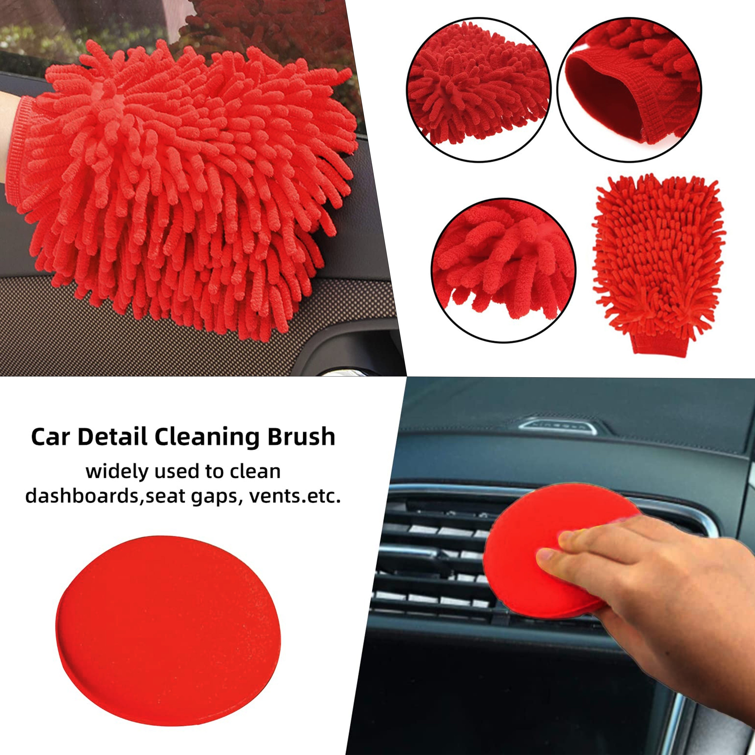 Car Detailing Brush Set Perfect For Cleaning Wheels - Temu