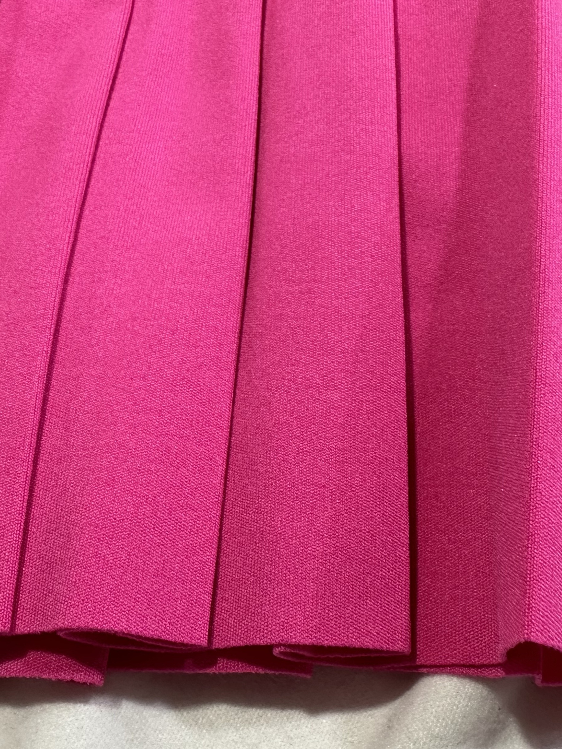 Elastic Waist Pleated Skirts For Tennis Golf Sports Short Skirts