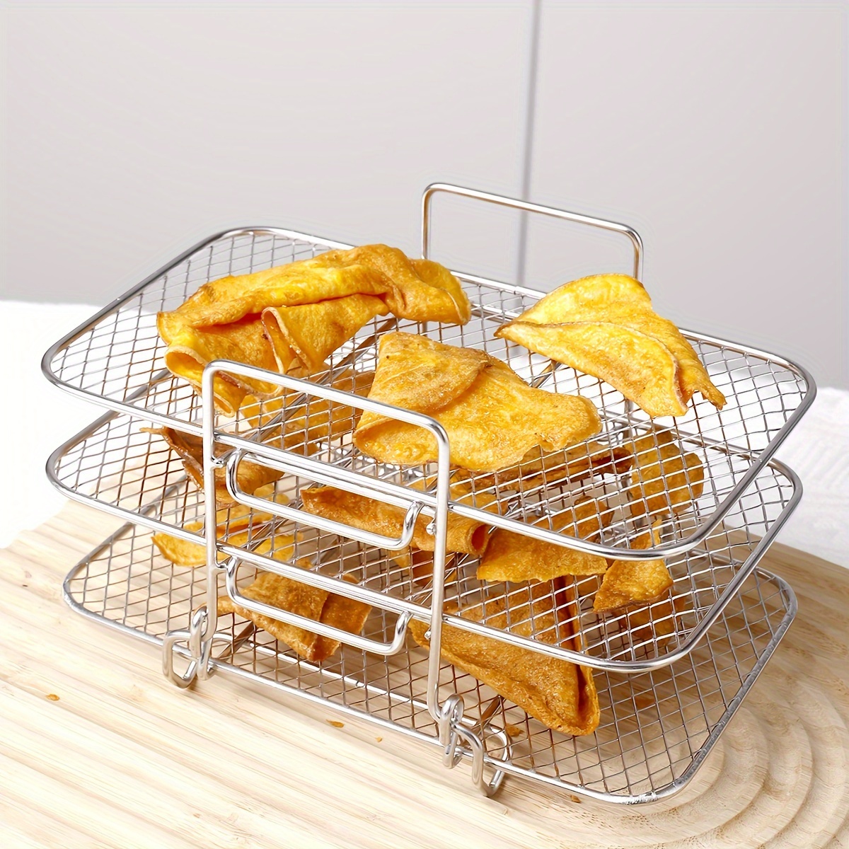 Air Fryer Rack For Ninja Air Fryer Multi layer Double Basket - Temu