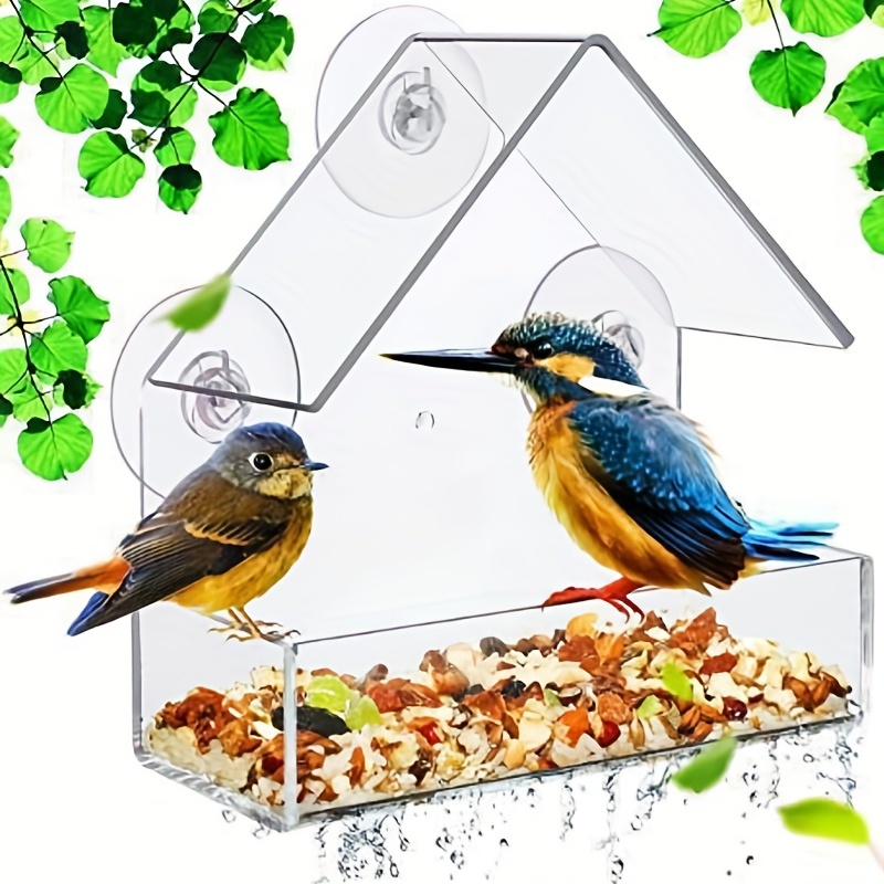 1pc Mangeoire Pour Oiseaux De Fenêtre Avec Ventouses - Temu France