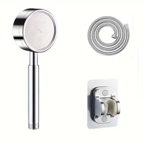 Pommeau de douche haute pression réglable à 6 modes, pomme de douche à main  à économie d'eau avec arrêt à une touche, tuyau de 59 pouces, support de  pomme de douche, accessoires