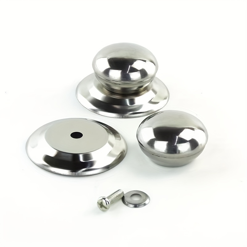 1pc Upgrade Your Kitchen With Stainless Steel Universal Pot Lid Handles!