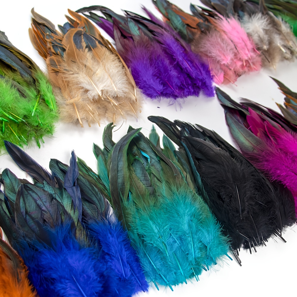 50 Pieces Colorful Feathers Crafts Natural Pheasant Feathers Small Plume  Handicraft Accessories For DIY Crafts Wedding Home - AliExpress
