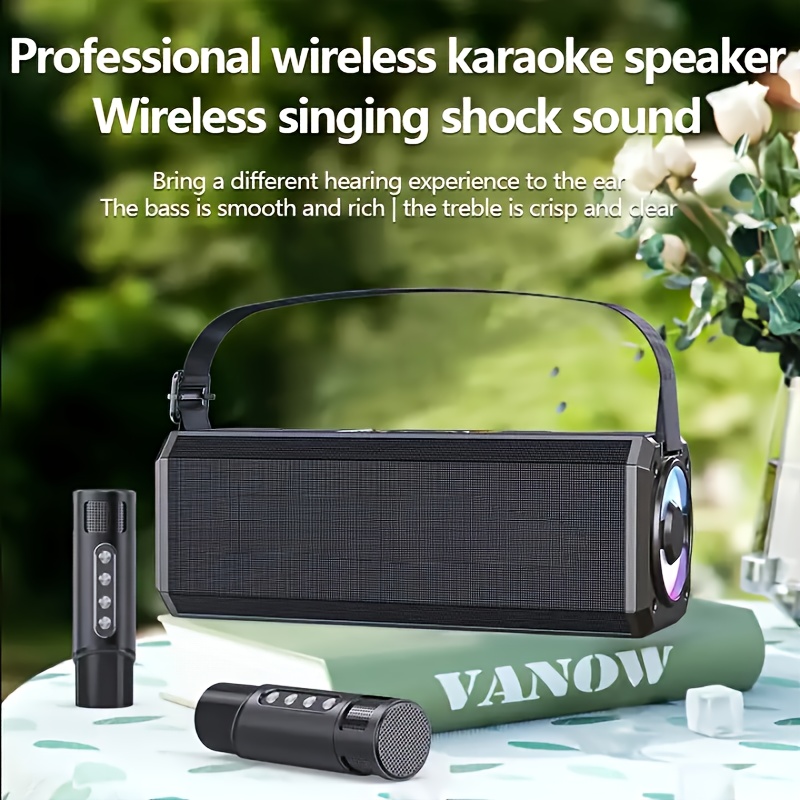 Haut Parleur Mobile Enceinte Karaoké Bluetooth Platinet avec Microphone  PMG230 - 40W