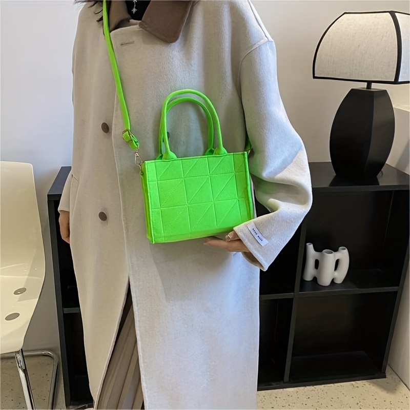 S green padded crossbody bag