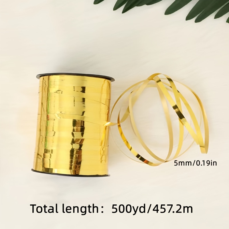Golden Ribbon For Balloons Golden Balloon String For Gift - Temu