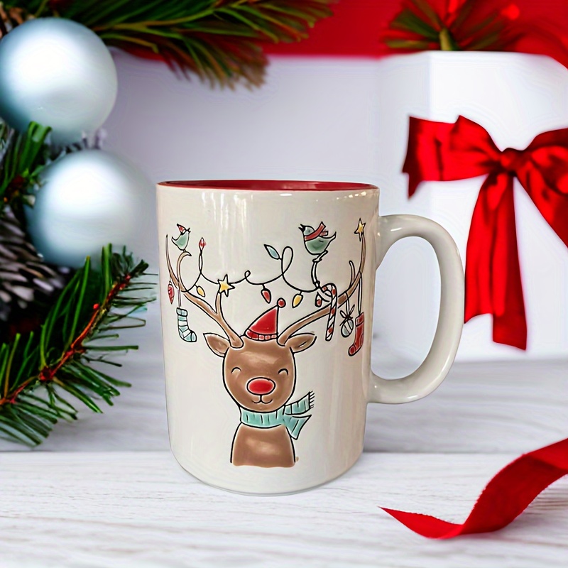 1pc, Tazza Da Tè Di Natale, Tazze Da Caffè In Ceramica, Carine Tazze  D'acqua A Cartoni Animati, Drinkware Estivo Invernale, Regali Di Natale - Temu  Italy