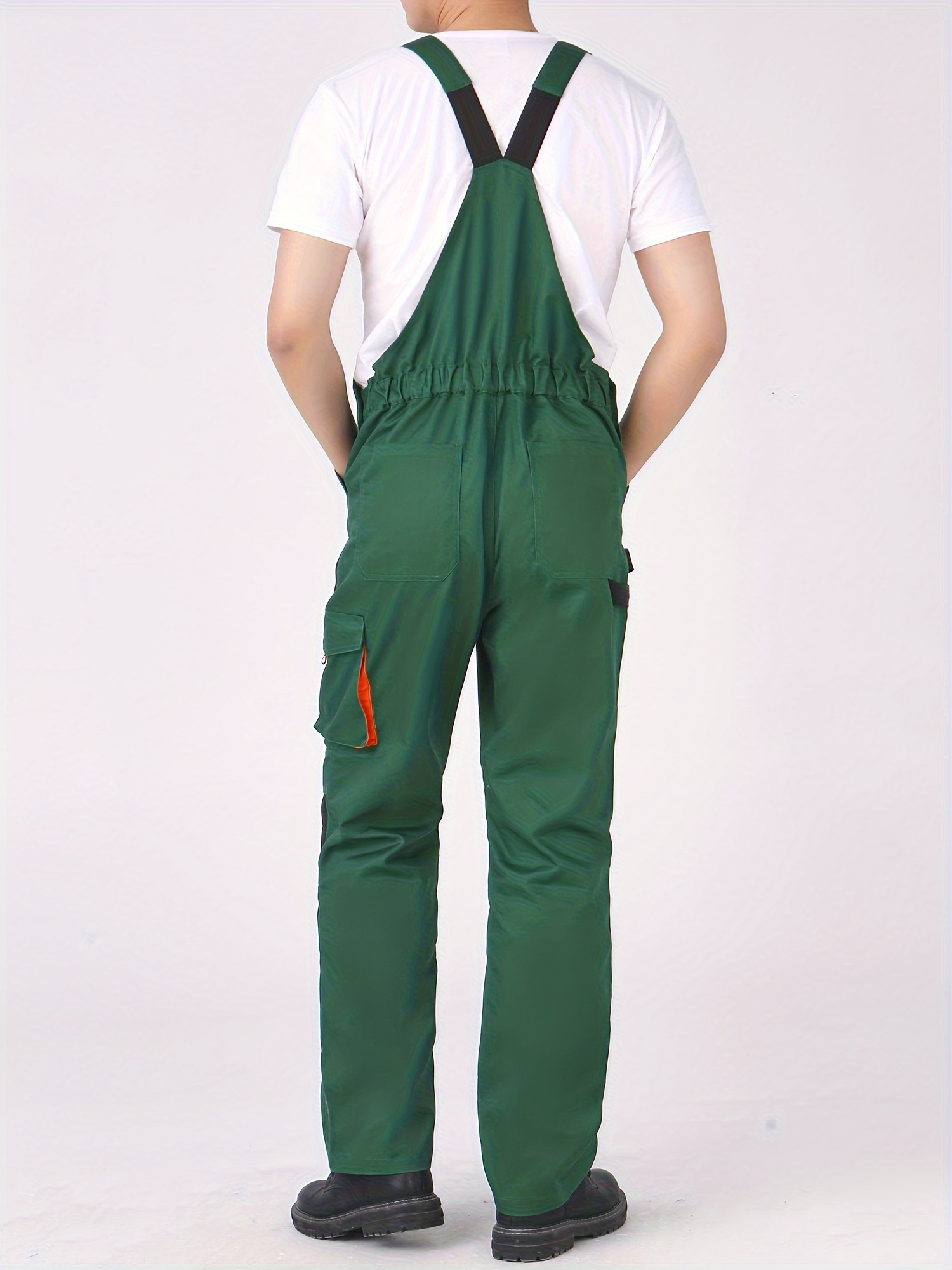Korean Style Mens Cargo Pants Outdoor Pockets Overalls Casual