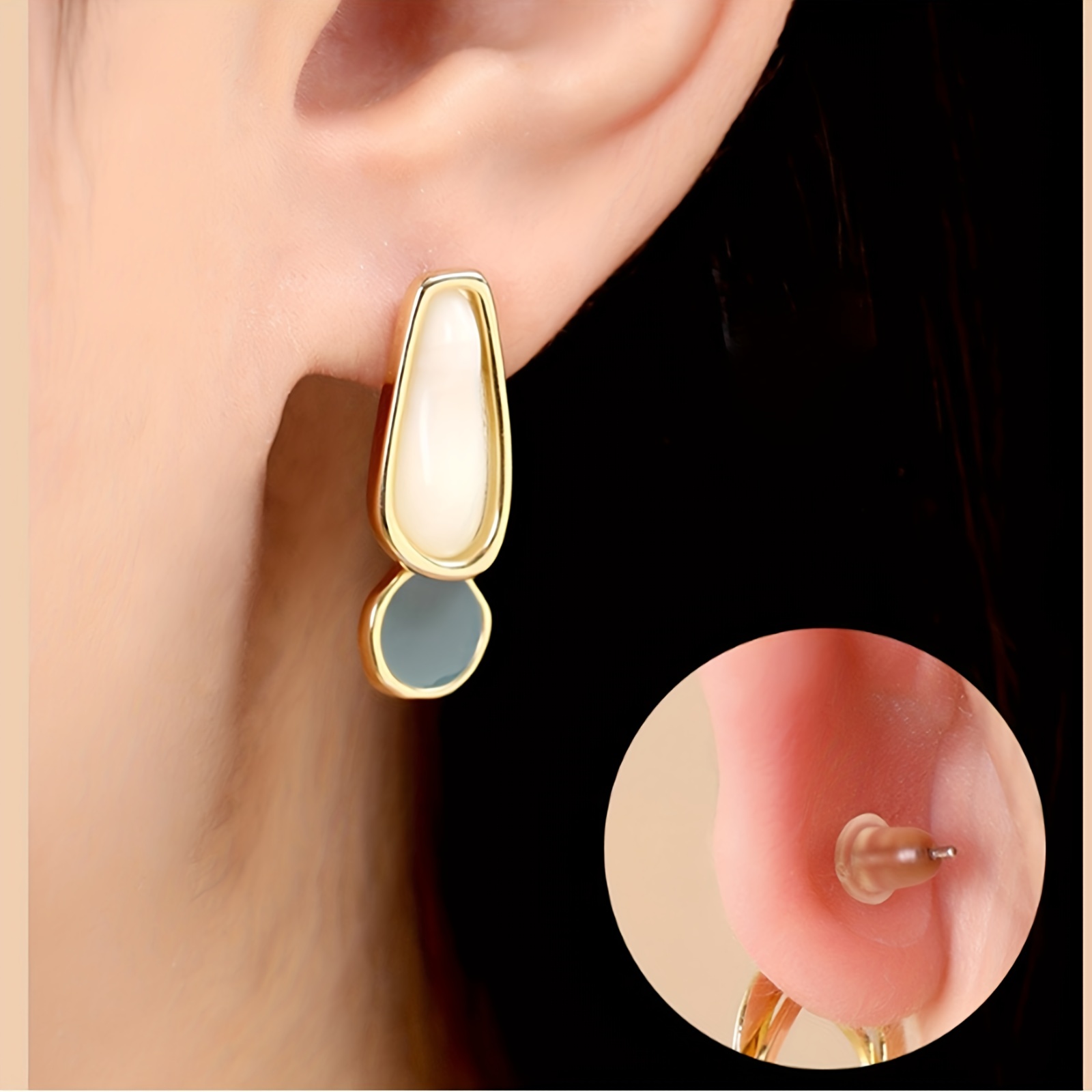 6pcs Earring Lobe Support Patches Invisible Earring Stickers For