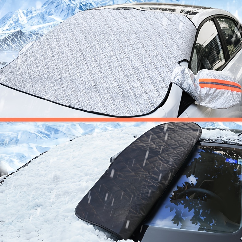 Upgraded Winter Car Snow Cover 4 Seasons Windshield Sunshade - Temu