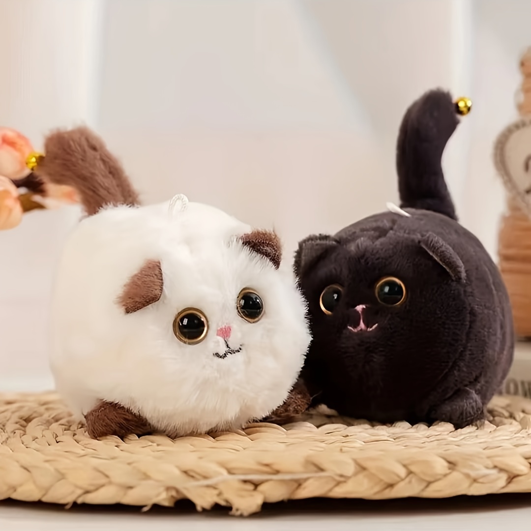 Peluche électronique chat jouets en peluche jouets chat meow jouets enfants  jouet gris