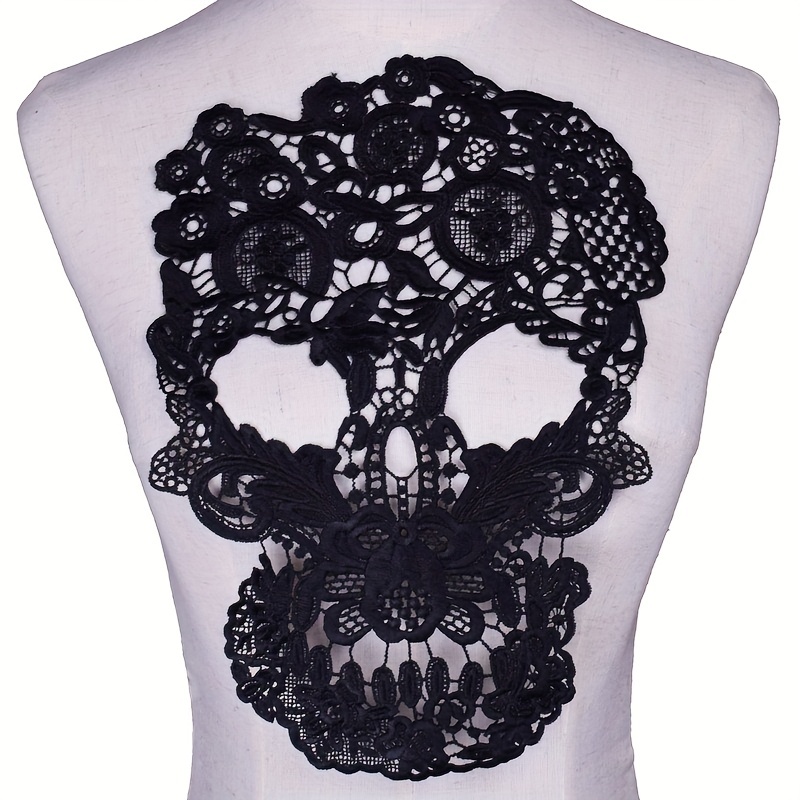 

1pc - Hollow Head Fabric Embroidery Cloth Sticker Diy Lace Accessory Cloth Sticker Patch Sticker