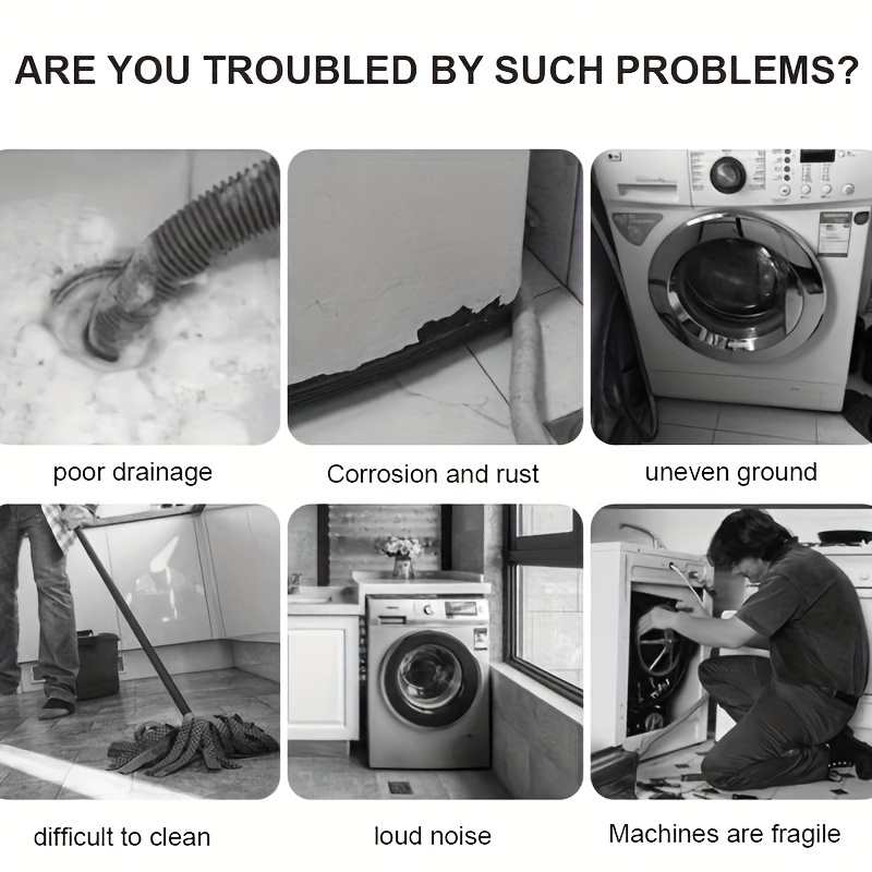 Reduce el ruido del centrifugado y protege el suelo del hogar con estas  almohadillas antivibración para la lavadora, Escaparate: compras y ofertas