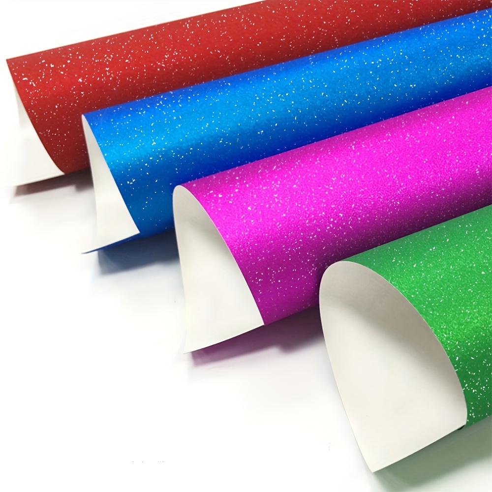 Glitter Self Adhesive Vinyl Cricut Permanent Vinyl Decor - Temu