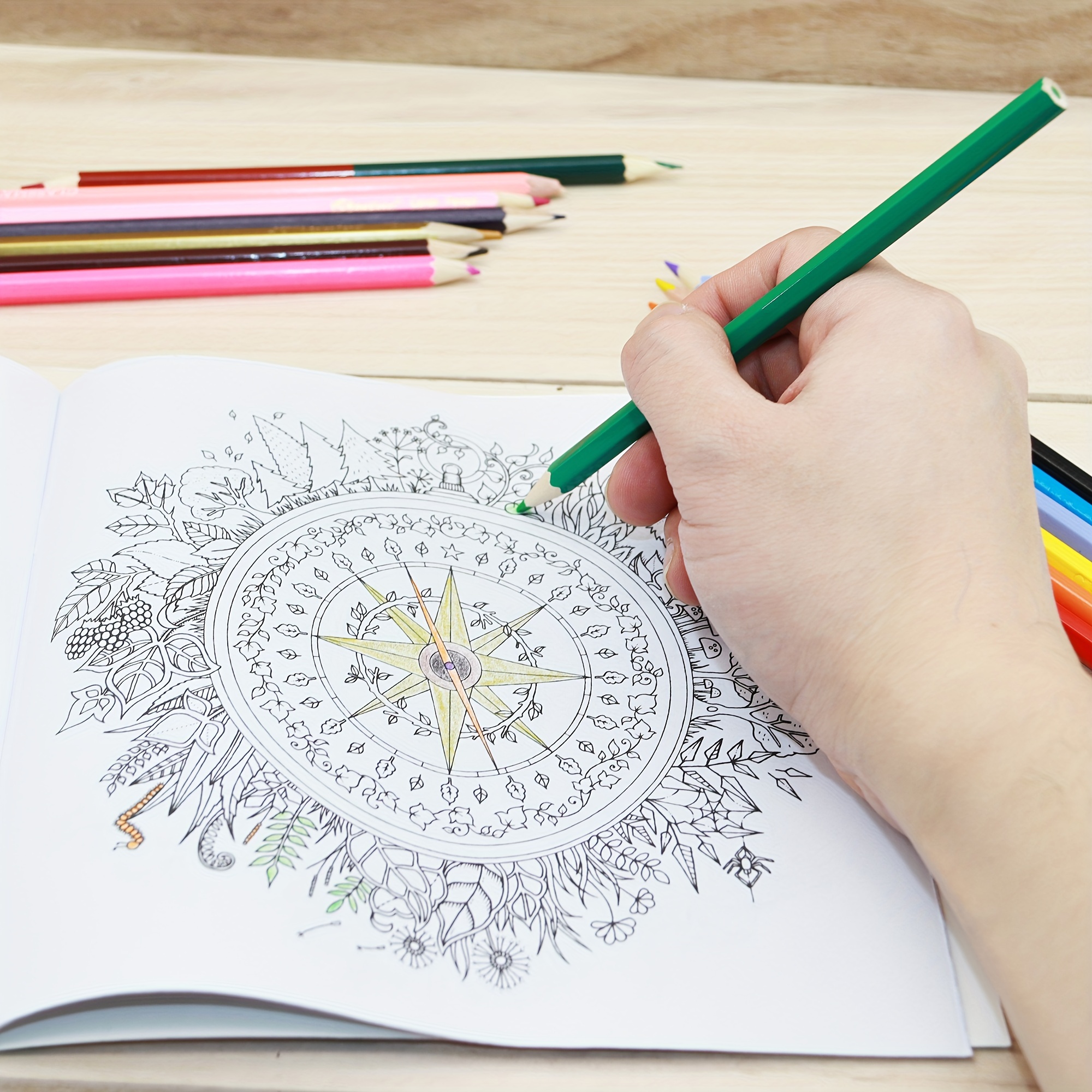 Stress Relief Coloring Book Relaxing Coloring Activity Book - Temu