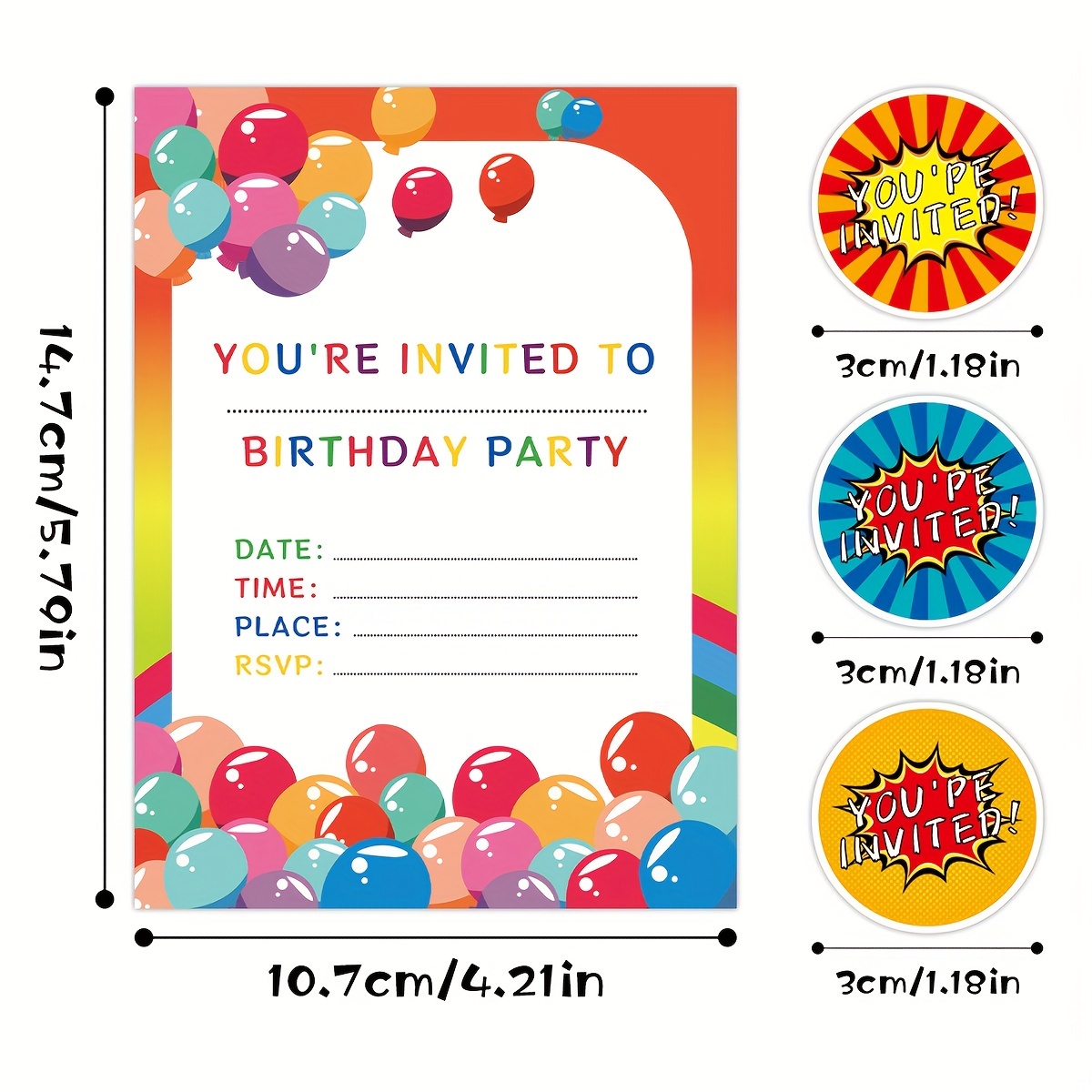 Birthday Invitation Card, Invite Cards