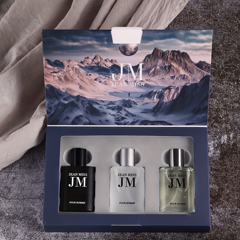 Men Perfume Gift Set With Shower Gel Roll On Deodorant Stick And