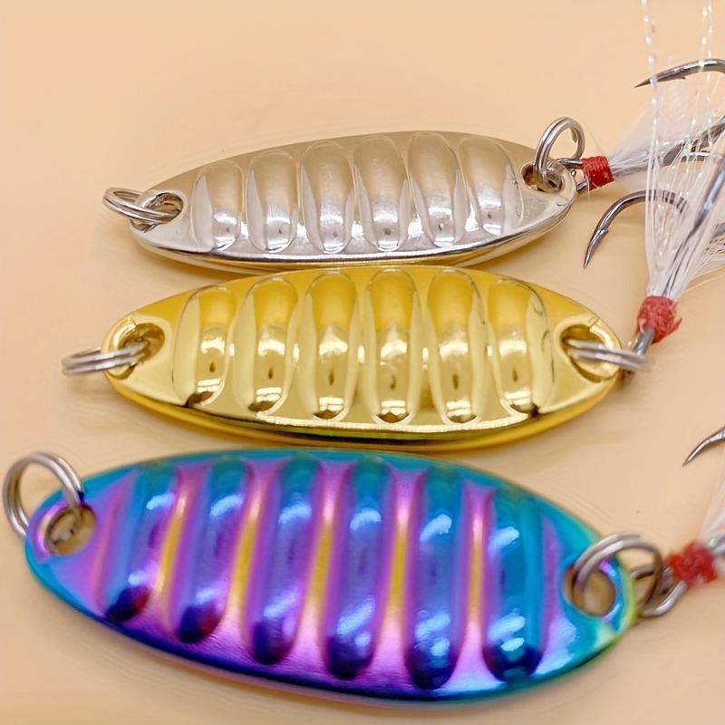 Long Casting Spoon Sequin Miniature Fishing Lure Bionic - Temu