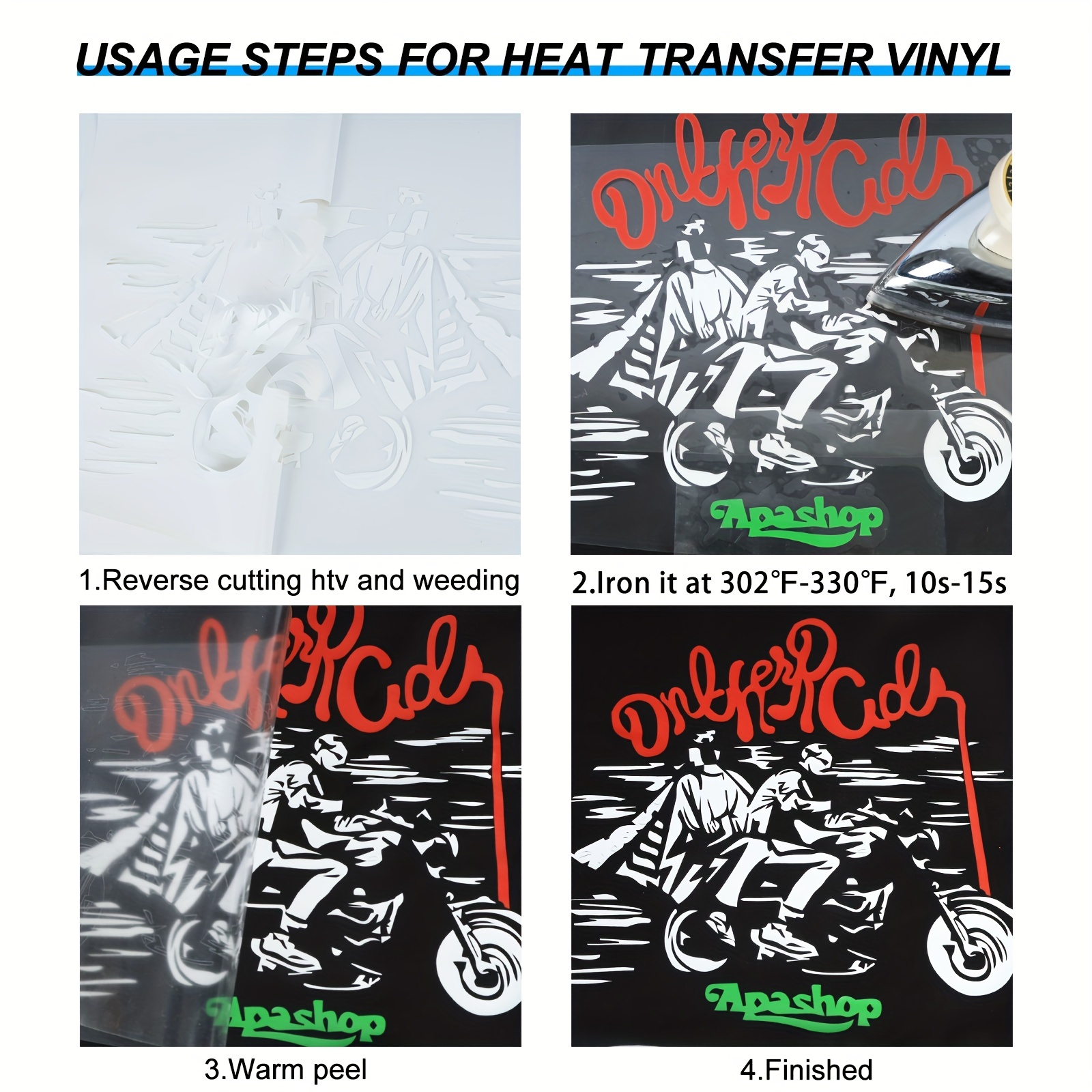Htv Vinyl Roll Guangyintong Heat Transfer Vinyl For T shirts - Temu
