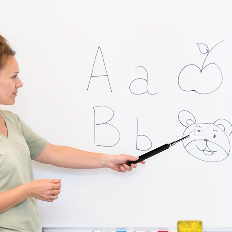 Retractable Teacher Pointer for Classroom, Reading, School